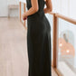 Single Shoulder Sleeveless Maxi Dress