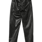 Vegan Leather Straight Leg Pants