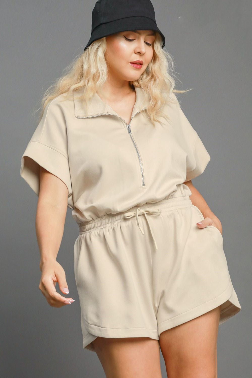 Dolman Sleeved Romper