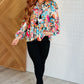 Carry Me Away Floral Peplum Blouse