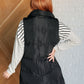 Cold & Calculated Longline Puffer Vest