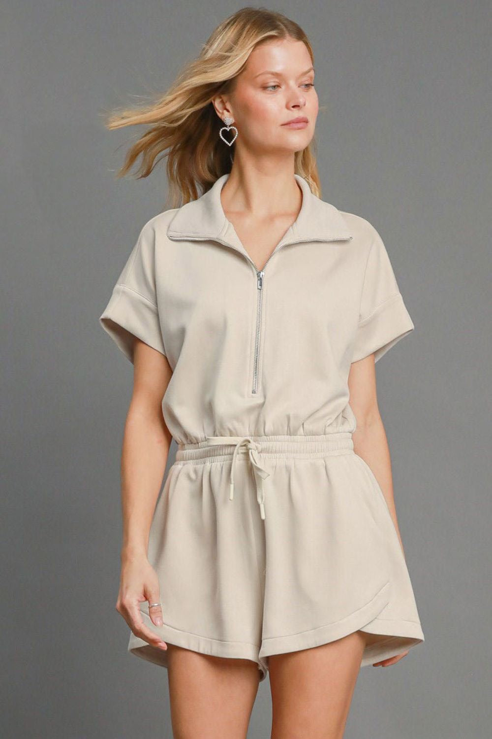 Dolman Sleeved Romper