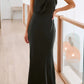 Single Shoulder Sleeveless Maxi Dress