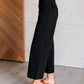 Magic Wide Leg Crop Pants in Black