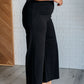 Magic Wide Leg Crop Pants in Black