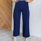 Magic Wide Leg Crop Pants in Navy