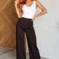 Magic Wide Leg Pants in Chocolate