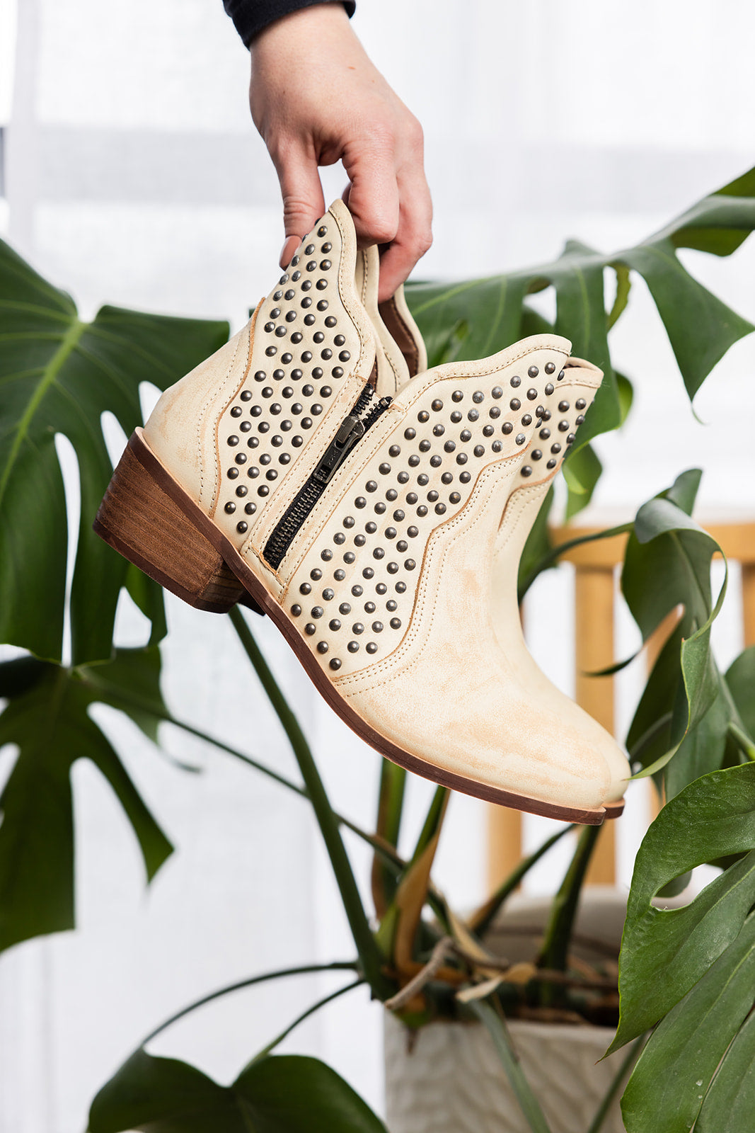 Nailed It Ankle Boot in Cream