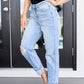 Sam Mid Rise Star Pocket Boyfriend Jeans