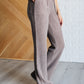 Set Process Mineral Wash Waffle Knit Pants in Brown