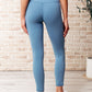 Somewhere to Start Leggings in Dusty Blue