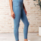 Somewhere to Start Leggings in Dusty Blue