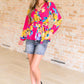 Spring to Be Sprung V-Neck Floral Blouse