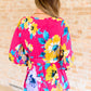 Spring to Be Sprung V-Neck Floral Blouse