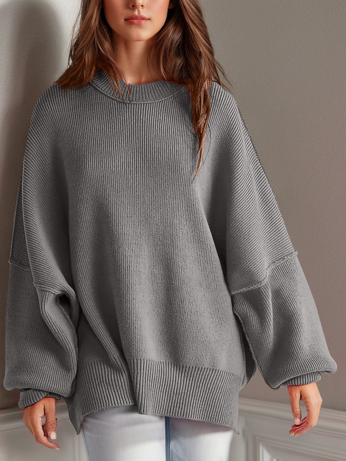 College Prep Side Slit Sweater