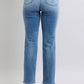 Judy Blue Vintage Wash Thermal Lined Straight Jeans