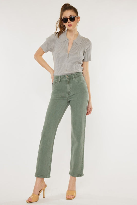 Kancan 90s Ultra High Rise Straight Jeans