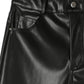 Vegan Leather Straight Leg Pants