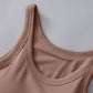 Basic Round Neck Tank Top with Bra