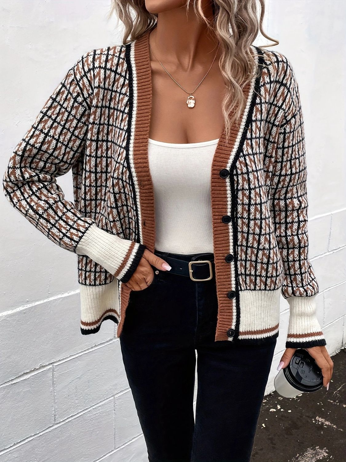 Luxe V-Neck Button Up Cardigan