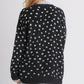 Umgee Polka Dot Open Front Drop Shoulder Cardigan