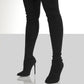 Pointed Toe Over Knee Stiletto Boots