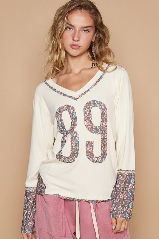 Floral 89 Patch Long Sleeve Shirt