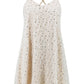 Sequin Low Back Mini Cami Dress