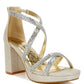 Infatuated Rhinestones Embellished Strappy Sandals