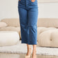 RFM Chloe Tummy Control High Waist Crop Jeans in Blue Slate