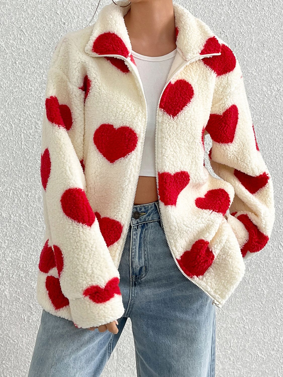 Be Still My Heart Furry Jacket