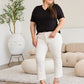 RFM Mini Mia Tummy Control High Waist Jeans in Off White