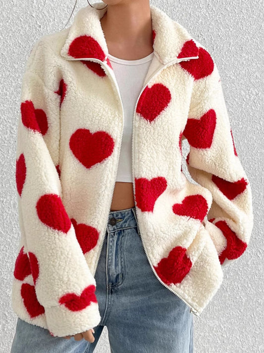 Be Still My Heart Furry Jacket