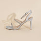 Devin Silver Rhinestone Heels