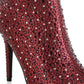 Lobelia Rhinestones Embellished Stiletto Boots