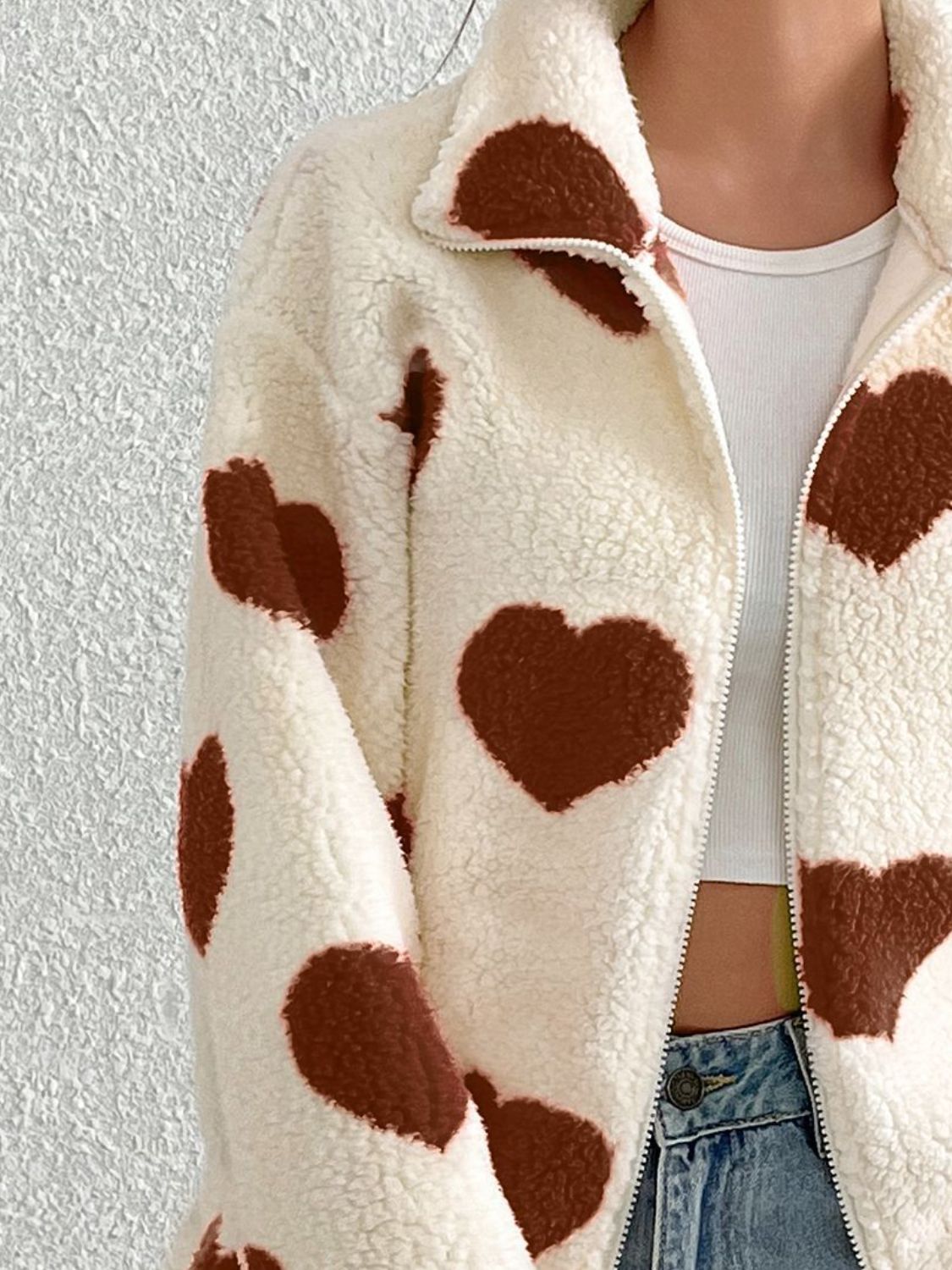 Be Still My Heart Furry Jacket