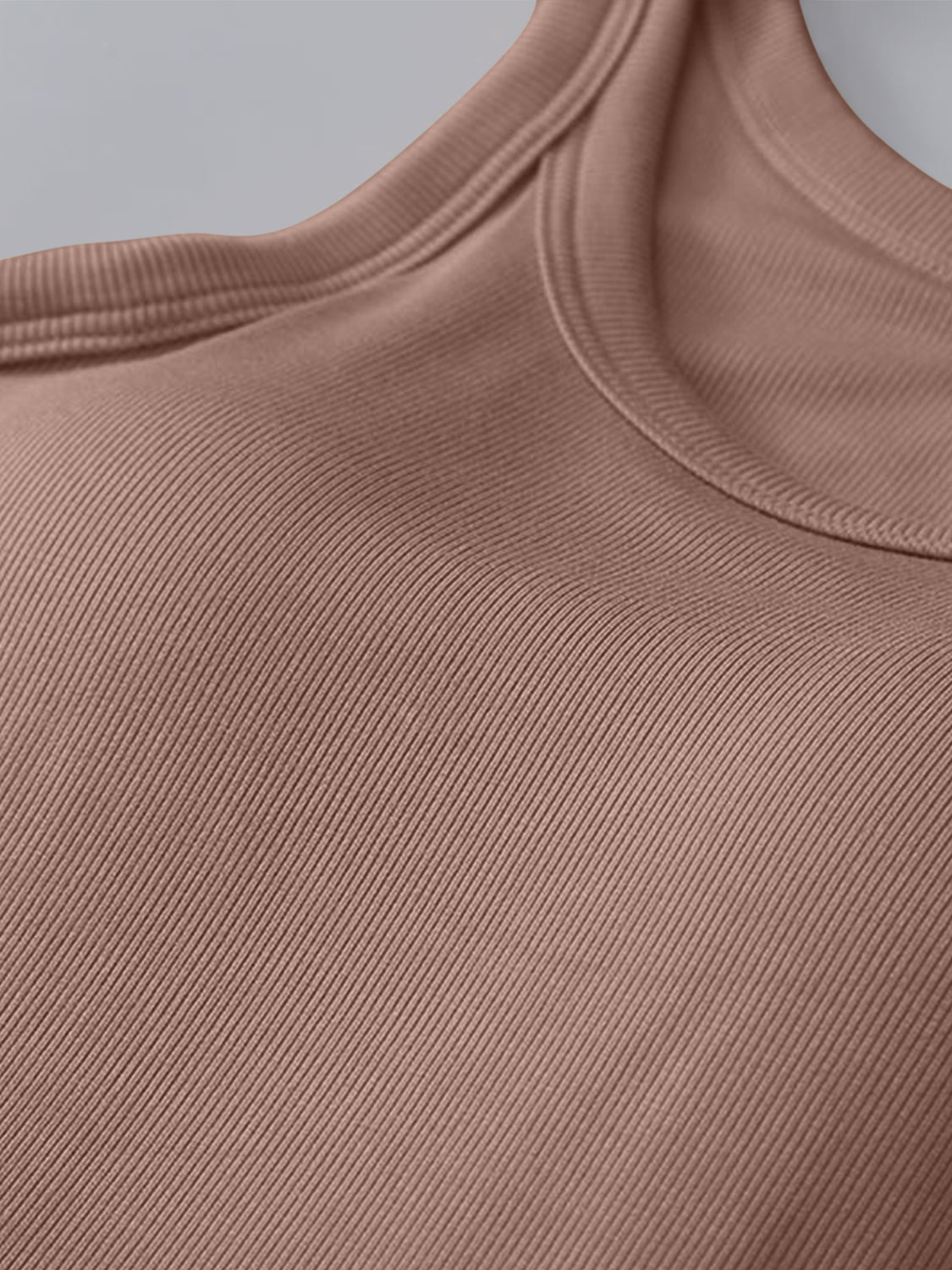 Basic Round Neck Tank Top with Bra