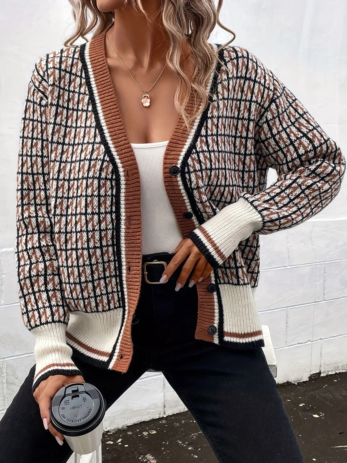 Luxe V-Neck Button Up Cardigan