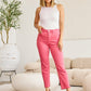 RFM Dylan Tummy Control High Waist Crop Jeans in Sunkissed