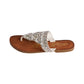 Loving U Jeweled Sandals in White